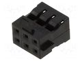 Connector: wire-wire/PCB; plug; female; PIN: 6; Milli-Grid; 2mm; 2x3 MOLEX MX-51110-0656