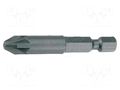 Screwdriver bit; Pozidriv®; PZ1; Overall len: 50mm; 3pcs. UNIOR UNIOR-602522