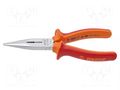 Pliers; side,cutting,half-rounded nose; 170mm; 508/1VDEBI UNIOR UNIOR-610436