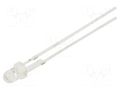 LED; pink (salmon pink); 3mm; 40000÷50000mcd; 30°; Front: convex OPTOSUPPLY OS6OGA3131P