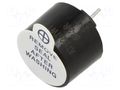 Sound transducer: electromagnetic signaller; THT; 2.4kHz; 40mA PUI AUDIO AT-1224-TWT-5V