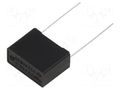 Capacitor: polypropylene; ECQUA; 0.22uF; 275VAC; 17.5x14x7.5mm PANASONIC ECQUAAF224S1