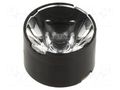 LED lens; round; plexiglass PMMA; transparent; 8÷12°; H: 14.7mm LEDIL FA10661