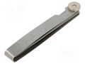 Metric feeler gauge; Range: 0,05÷1mm; L: 100mm; Width: 13mm; 13pcs. SCALA SC470102C