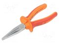 Pliers; side,cutting,insulated; carbon steel; 160mm; 462/1VDEBI UNIOR UNIOR-624060