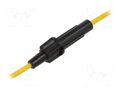 Fuse holder; 6.3x32mm; Imax: 20A; Contacts: brass; Leads: cables OPTIFUSE LPA-01B-14Y