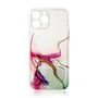 Marble Case for iPhone 12 Pro Gel Cover Mint Marble, Hurtel 5907769342820