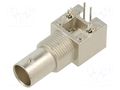 Connector: BNC; socket; female; angled 90°; 75Ω; THT; on PCBs MOLEX MX-73101-0120