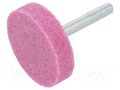 Grindingstone; Ø: 40mm; aluminium oxide; plunger; 6mm PG PROFESSIONAL PG-MD.014