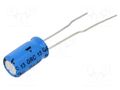 Capacitor: electrolytic; THT; 220uF; 10VDC; Pitch: 2.5mm; ±20% VISHAY GRC00BA2211ATNL