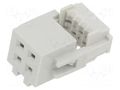 Connector: IDC; plug; female; PIN: 4; Quickie; IDC; for ribbon cable AMPHENOL COMMUNICATIONS SOLUTIONS 71600-104LF