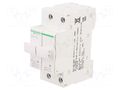 Fuse base; 8.5x31.5mm; for DIN rail mounting; 10A; Poles: 2 SCHNEIDER ELECTRIC A9N15650
