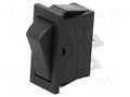 ROCKER; 16A/250VAC; Leads: connectors; 6.3x0.8mm BULGIN C1500AAAAA