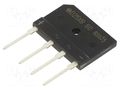 Bridge rectifier: single-phase; Urmax: 600V; If: 25A; Ifsm: 350A SHINDENGEN D25XB60-7000