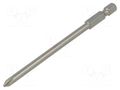 Screwdriver bit; Phillips; PH1; Overall len: 100mm FELO FL03201810