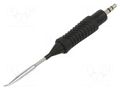 Tip; bent conical; 0.5mm; for  soldering iron; 40W WELLER WEL.RTMS-005CXMS