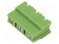 Connector: PCB terminal block; terminal; 15A; 300V; angled 90° XINYA XY128VB-3P-7.5-GN