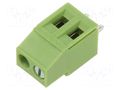 Connector: PCB terminal block; terminal; 20A; 300V; angled 90° XINYA XY129VB-2P-5.0-GN