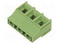 Connector: PCB terminal block; terminal; angled 90°; on PCBs XINYA XY130-3P-9.5-GN