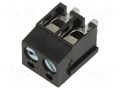 Connector: PCB terminal block; terminal; angled 90°; on PCBs XINYA XY307A-2P-5.0-BK