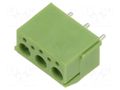 Connector: PCB terminal block; terminal; angled 90°; on PCBs XINYA XY340V-3P-3.81-GN