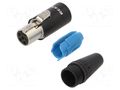 Connector: XLR mini; plug; female; 5A; 500V; PIN: 5; straight; 24AWG REAN RT5FC-B