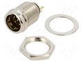Connector: XLR mini; socket; male; 5A; 500V; PIN: 5; soldering; 24AWG REAN RT5MP