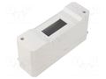 Enclosure: for modular components; IP30; white; No.of mod: 2 JONEX JX-S-2-WH