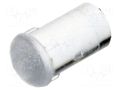 Fiber for LED; Ø3mm; L: 4.8mm; round; Front: convex; straight; PLP2 BIVAR PLP2-188
