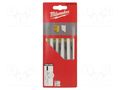 Hacksaw blade-set; wood; 105mm; 5pcs; Kind of holder: T Milwaukee MW-4932399306