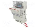 Fuse holder; 22x58mm; for DIN rail mounting; 125A; 690VAC; 750VDC DF ELECTRIC PMX22X58-2