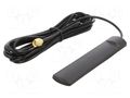 Antenna; 2G,3G,4G,GSM,LTE; 2.2dBi,3dBi,4dBi; glued; 116x22x6.7mm 2J Antennas 5024P300LL100SMA