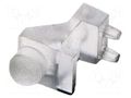 Fiber for LED; Ø3mm; Front: convex; angular,with PCB mounting BIVAR SLP3-150-100-R