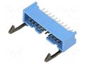 Connector: IDC; socket; male; PIN: 20; straight; snapped-in; THT TE Connectivity 2-1761606-7