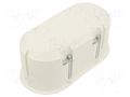 Enclosure: junction box; Ø: 62mm; Z: 60mm; plaster embedded; deep JONEX JX-PK-62/60G-WH