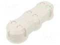Enclosure: junction box; Ø: 63mm; Z: 45mm; plaster embedded; white JONEX JX-PK-63/45-WH