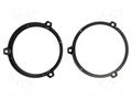 Speaker frame; 165mm; Kia; Kia Rio IV 2017->; 2pcs. 4CARMEDIA RAM-20.510/K