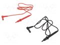 Test leads; probe tip x2,angular banana plug 4mm x2 BRYMEN PP-BM10A-3