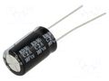 Capacitor: electrolytic; THT; 4.7uF; 450VDC; Ø10x16mm; ±20%; RD SAMXON ERD475M2WG16RR