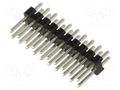 Connector: pin strips; pin header; male; PIN: 20; straight; THT HARWIN M20-9981046