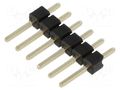 Connector: pin strips; pin header; male; PIN: 6; straight; THT; 1x6 HARWIN M20-9990645