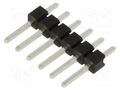 Connector: pin strips; pin header; male; PIN: 6; straight; THT; 1x6 HARWIN M20-9990646