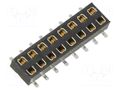 Connector: pin strips; socket; female; PIN: 16; 2A; straight; SMT HARWIN M22-6360842