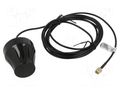 Antenna; black; SMA; 50W; 600÷2700MHz; 50Ω; 3m; 5dBi; -40÷85°C; RG174 QOLTEC QOLTEC-57037