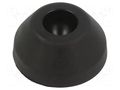 Foot; without rubber underlay,self-aligning; Base dia: 39mm FATH FA-098D040K