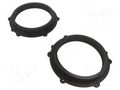 Spacer ring; MDF; 200mm; Porsche; impregnated; 2pcs. BASSER D.MDF.PORSCHE01