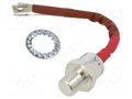 Thyristor: stud; 800V; Ifmax: 285A; 180A; Igt: 65/150mA; screw; bulk VISHAY VS-180RKI80PBF