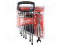 Wrench-set; combination spanner,with ratchet; Maxbite; 7pcs. Milwaukee MW-4932464993