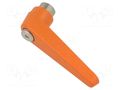 Lever; adjustable; Lever length: 74mm; Slider height: 52mm ELESA+GANTER GN101.1-22-M8-OS