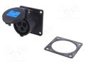 Connector: AC supply 3-phase; socket; female; 16A; 230VAC; IP54 PCE 313-6X